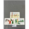 Image 2 : 6 Vintage 1940's-50's Comic/Humour Postcards