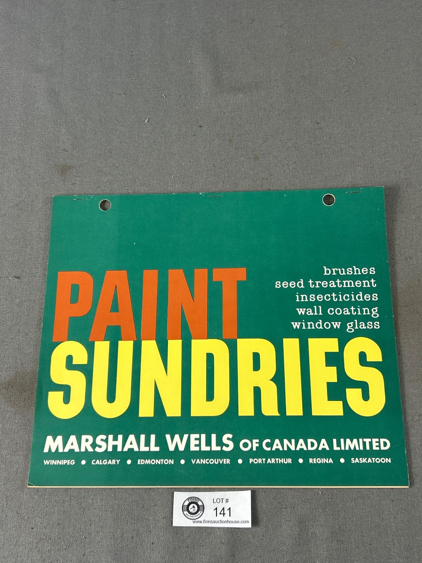 Very Interesting Marshall Wells Catalogue 1957 (Paint Sundries)