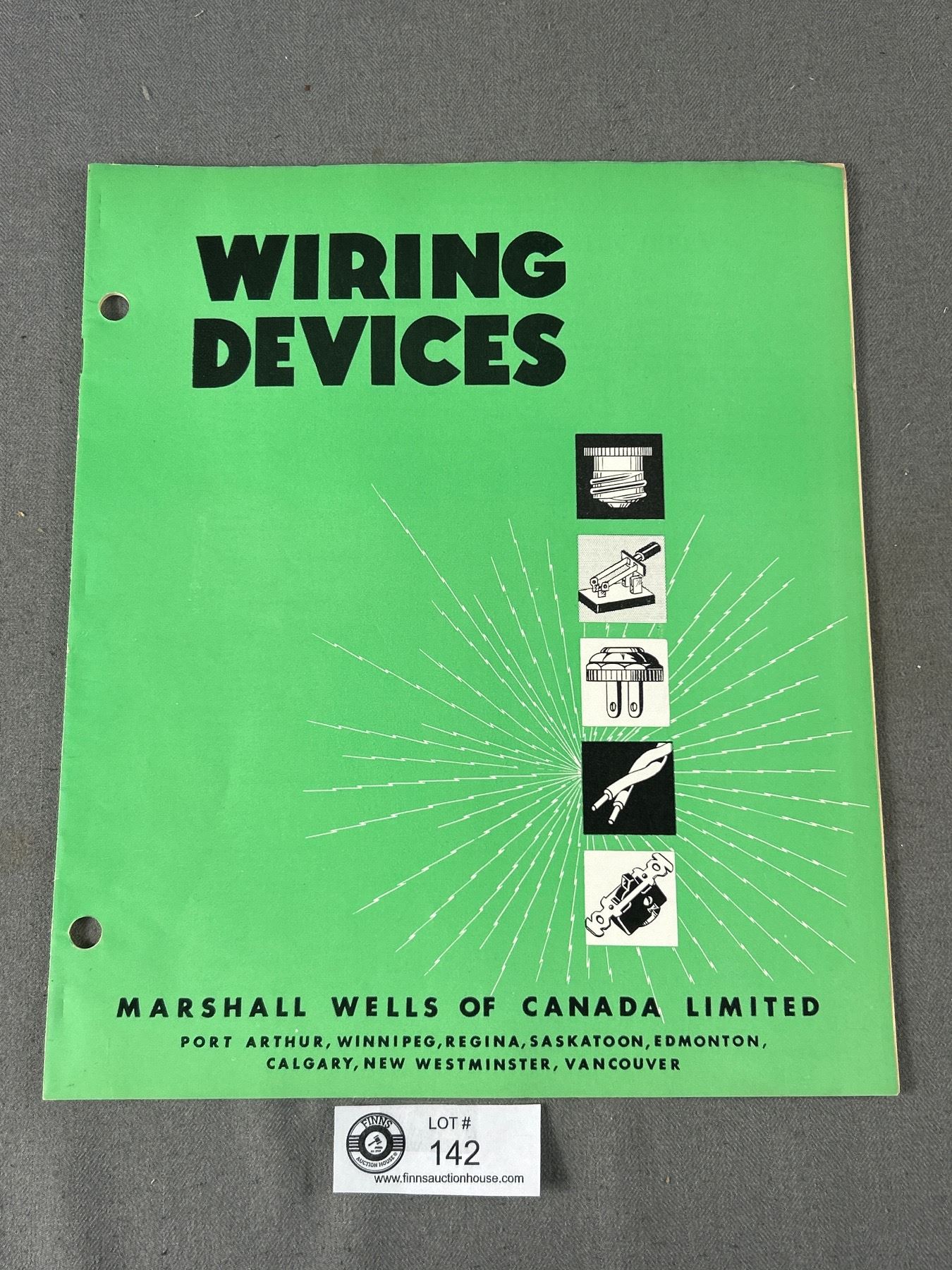 Very Interesting Marshall Wells Catalogue 1957 (Wiring Devices)