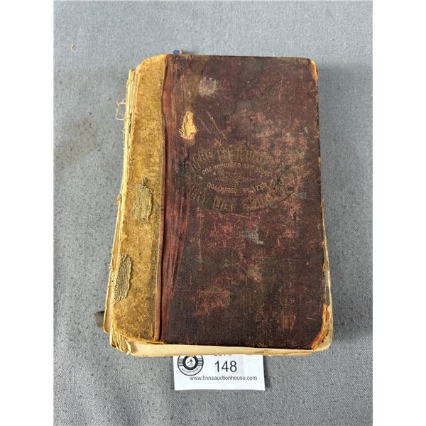 Late 1800's Copy Of Mrs. Beeton's Cookery & Household Management Book As Is