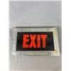 Image 3 : Vintage Metal Framed Exit Sign (Approx. 10.25" x 17") Ltd Ed. 52/100 Loon Shadow Print & More