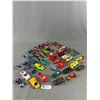 Image 1 : Cookie Tin Of Assorted Die Cast Collectible Cars - Hot Wheels, Majorette, Matchbox & More