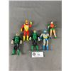 Image 2 : Vintage 1980's DC 4.75" Figures In Tea Box & Ltd Ed. 1995 Mega Heroes Cyber Force In Original Box