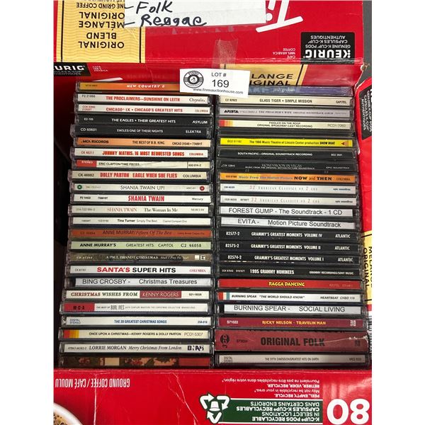 Nice Selection Of Music CD's - Christmas, Grammy's, Sound Tracks, Folk & More