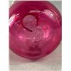 Image 3 : Pretty Mid 1950's Hand Blown Pink Vase Approx. 8.75"
