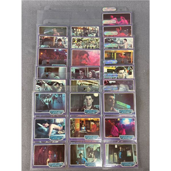 1977 "Saturday Night Fever" #1-66 Collector Cards In Protector Sheets
