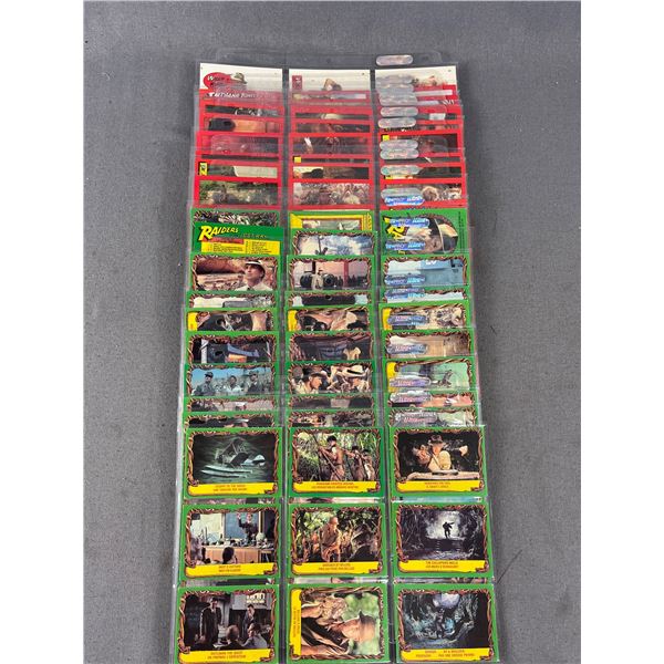 2 COMPLETE Indiana Jones Collector Cards -1981 OPC "Raiders Of The Lost Ark" #1-88  & 1984 Topps "Th