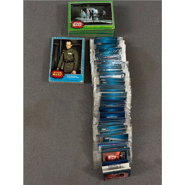 1977 & 1988 Star Wars Collector Cards & Hostess/Frito Lay Star Trek Next Generation Mini Cards In Ac