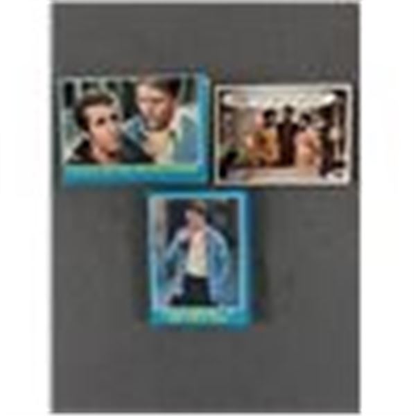 1976 OPC "Happy Days" & 1975 "Good Times" Collector Cards In Acrylic Cases