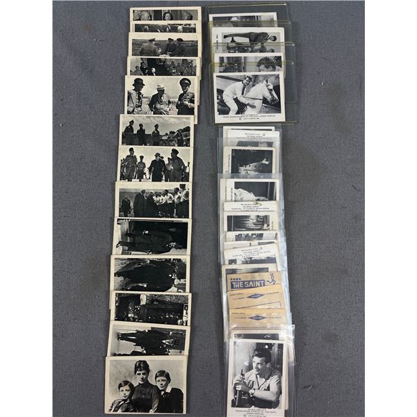 Vintage "Winston Churchill" Collector Cards In Acrylic Case & "The Saint" Collector Cards In Card Pr