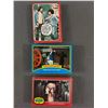 Image 1 : Assorted Vintage Collector Cards In Acrylic Cases - "Moonraker", "Welcome Back Kotter" & "Star Wars"