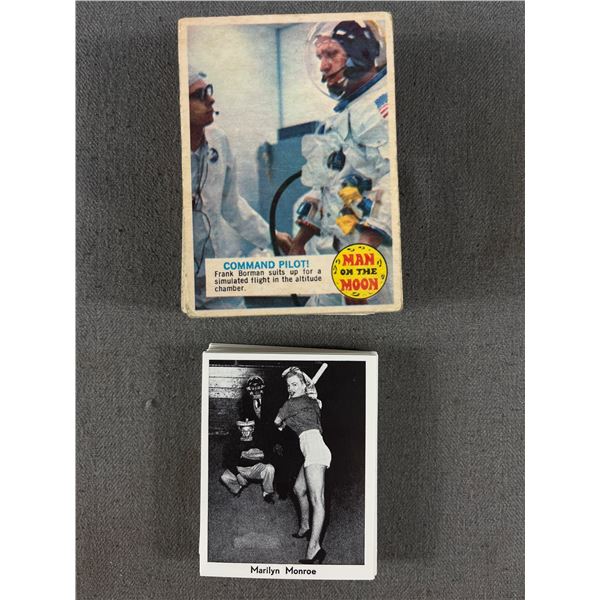 Ltd Ed. 00157/5000 REPRINT #1-38 Collector Movie Star Cards & Vintage "Man On The Moon" Cards In Acr