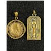 Image 1 : 2 Very Old Religious Pendants/Medallions