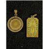 Image 2 : 2 Very Old Religious Pendants/Medallions