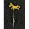 Image 2 : Very Cute Scotty Dog (Faux Pearl) Stick Pin Signed D'Orlan