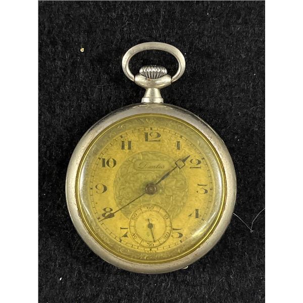 Nice 15 Jewel Swiss Pocket Watch (Dantes) 1930's In G.W.O