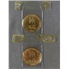 Image 3 : 2 1967 Centennial (Canada) Medallions w/ Card & Envelope