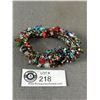 Image 2 : Very Nice Gemstone Bracelet w/ Magnetic Opening & Safety Chain