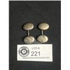 Image 1 : Nice Pair Of Sterling Silver Cufflinks. Marked Sterling.