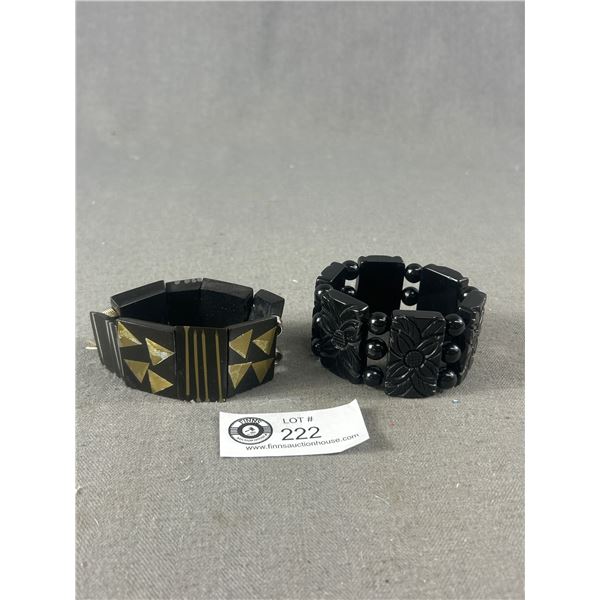 2 Very Nice Chunky Stretch Bracelets