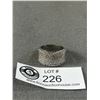 Image 1 : Very Nice Silver Tone Ring w/ Small Rhinestones. Unmarked