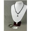 Image 1 : Black Alaskan Diamoned Beads Necklace & Bracelet