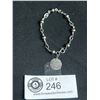 Image 1 : Sterling Silver Beads & Links w/ Charm Bracelet
