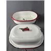 Image 2 : Nice Selection Of Vintage Enamel Cooking Ware