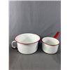 Image 3 : Nice Selection Of Vintage Enamel Cooking Ware