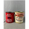 Image 2 : 3 Old Kitchen Tins - Large Blue Ribbon Baking Powder, Rogers Syrup (No Lids) & Small Lyle's Golden S