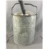 Image 3 : Vintage Garden Lot - Large 19" x 15" x 19"H Wicker Basket, 18"H Watering Can & 30"L Whisk Broom