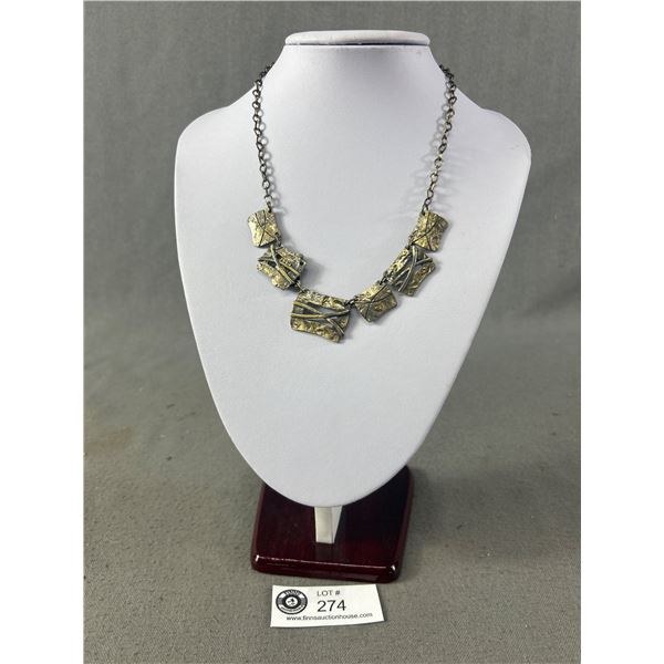 Vintage Silver Tone Necklace