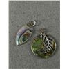 Image 2 : Vintage Abalone Shell Inlaid Bangle & 2 Pendants