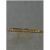 Image 2 : Gold Over Sterling Silver w/ Ruby Stone Rogers Tie Pin & Large Swap On Tie Bar