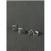 Image 2 : 4 Vintage Pairs Of Sterling Silver Earrings