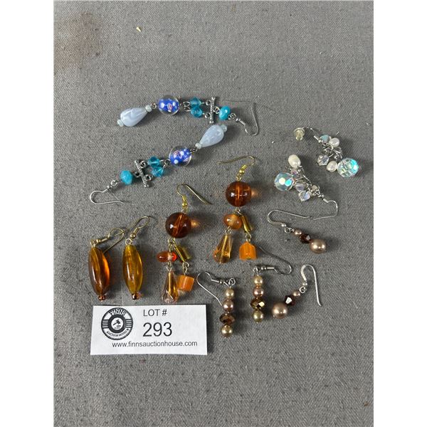 Lots Of Various Dangle Pairs Of Earrings