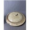 Image 3 : Vintage Medalta Stoneware 8 Gallon Crock Pot. Small chip on lid. NO SHIPPING. Approx. 15.5"H