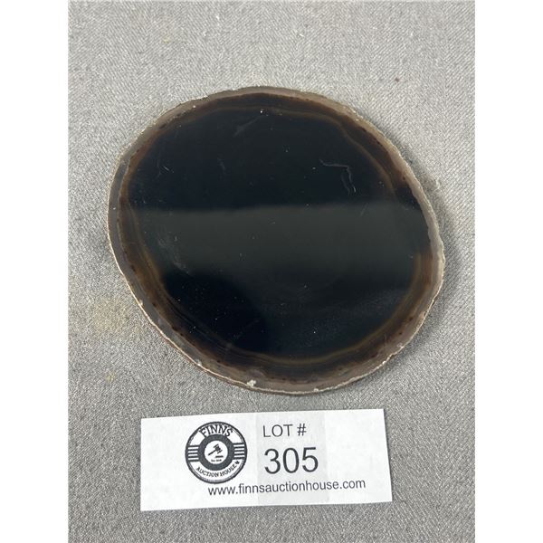 Natural Agate Slice In Display. Retails $480.00