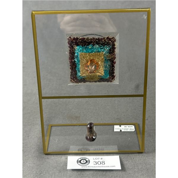 Garnet Protection Orgonite Pyramid Display. Retails $350.00