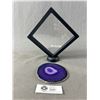 Image 1 : Natural Agate Slice In Display. Retails $480.00