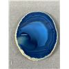 Image 2 : Natural Agate Slice In Display. Retails $480.00
