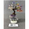 Image 1 : 6" x 4"  7 Crystals Chakra Tree. Retails $350.00