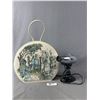 Image 1 : 2 Vintage Hair Dryers - Oster Model 202 Airjet Hair Dryer Attached To Stand & G.E. Debutante In Zip-