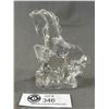 Image 4 : 3 Vintage Crystal Horse Figurines - Approx. 4" & 6" H