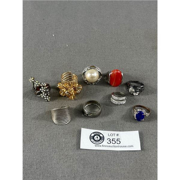 Lot Of Vintage Costume Rings