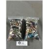 Image 1 : 2 Small Bags w/ Costume Jewelry & Parts