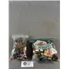 Image 1 : Bag & Small Bag w/ Costume Jewelry & Parts