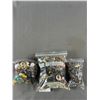 Image 2 : 3 Bags Of Various Costume Jewelry & Parts