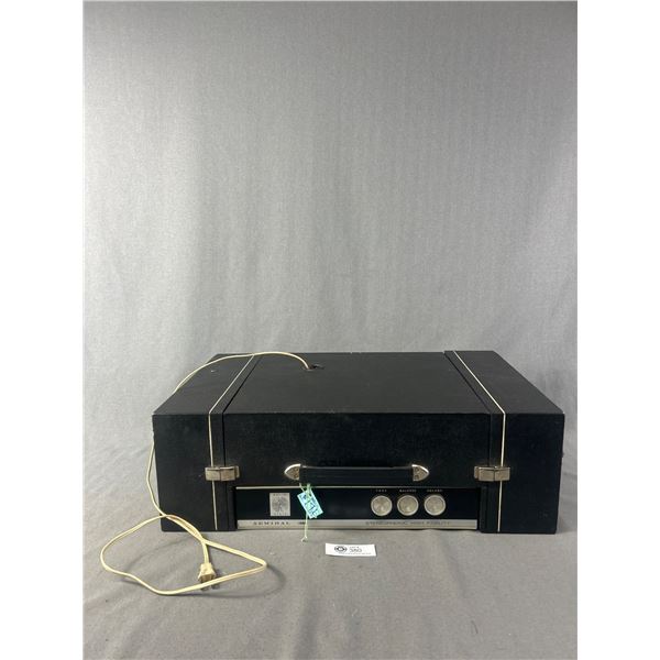 Vintage Solid State Admiral Sterophonic Portable Record Player. NO SHIPPING. Approx. 23  x 14  x 7.5