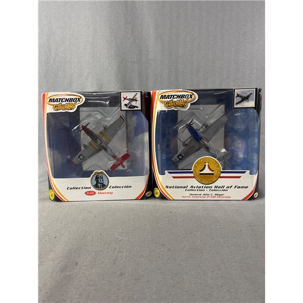 Lot of 2 New in Package Matchbox Collecitles  Model Airplanes